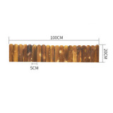 Thickened High Quality Bendable Garden Anticorrosive Wooden Fence Picket Fence Wood Decorative Garden Fences