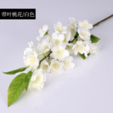2021 artificial plant single branch small peach blossom indoor study artificial flower decoration