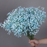 2021Simulated single plastic 4-fork Gypsophila fairy grass creative decoration wedding hall flower DIY packaging flower