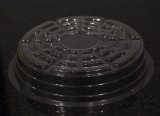 8 Inch Clear Plastic Plant Saucers Set of 5 Durable Drip Tray for Garden and Indoor Decoration
