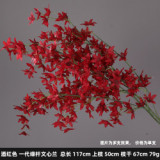 silk flowers dancing lady orchid oncidium Flower Butter fly Orchid Wedding Decoration Artificial  Dried Flowers Home Decor