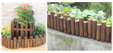 Hot Sale Durable Garden Decoration Outdoor Wood Fencing Anticorrosive Wooden Fence