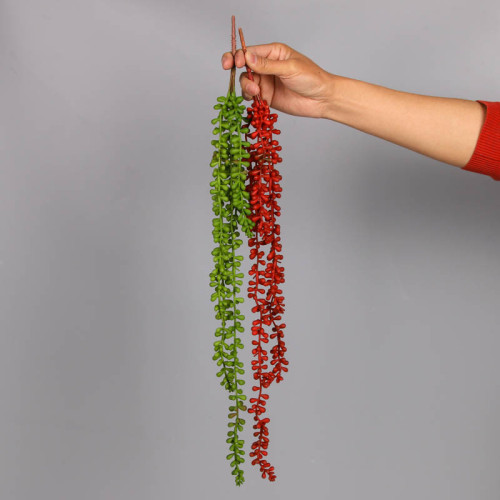 Buddha bead feel soft glue engineering accessories wall hanging succulent simulation single lover's tears