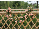 2021Simulated rose vine wall hanging artificial flower mall decorative plastic silk flower vine
