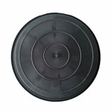 Hot Sale Flower Pot Tray Decorative Plant Tray Flower Pot Saucer Round Pallets Black Plastic Indoor Plant Pot Container Saucer