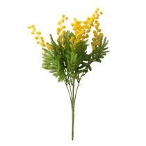 Simulated small bunch of Acacia indoor home flower arrangement ornaments Hotel table bottle flowers