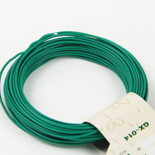 Hot Selling Galvanized Soft And Thin PVC Coated Garden Binding Wire Twist Tie Wire Outdoor Garden Plastic Coated Binding Wire