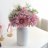 2021Mix and match simulated flowers to tie up bouquets of dahlias with Floral Wedding