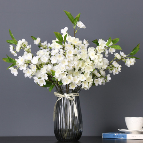 2021 artificial plant single branch small peach blossom indoor study artificial flower decoration