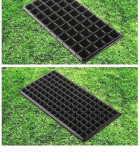 Wholesale 72 Cells Plastic Trays Agriculture Seedling Wholesale Seedling Starter Trays Gardening Seedling Trays Plastic Nursery