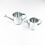 Fashion Home Decoration Galvanized Iron Mini Barrel Watering Can Modern Mini Iron Watering Can