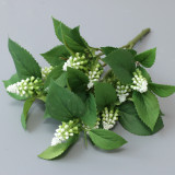 5 heads of perilla leaf bundle plants balcony decoration bottle flower shop table artificial green plants