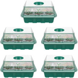 5 Pack 12 Holes Seedling Tray Sets Hot Selling Seedling Planting Set Tool Kit Gardening Set With Plant Seedling Transplant Tools