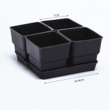 Root Control Flowerpot Succulent Plastic Flowerpot Creative Flowerpot Tray Combination Wholesale