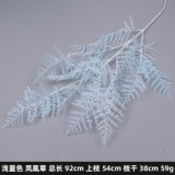 Simulated rime Phoenix grass wedding hall hotel home living room decoration flower dining table photography ornaments