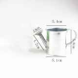 Fashion Home Decoration Galvanized Iron Mini Barrel Watering Can Modern Mini Iron Watering Can