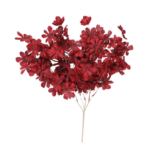 Manufacturers wholesale simulation michelia leaf wedding floral ceiling decoration lilac flowers