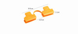 High Quality 11mm Greenhouse Plastic Clips Reusable Plastic Film Clips Garden Snap Clamps