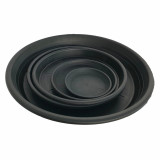 Hot Sale Flower Pot Tray Decorative Plant Tray Flower Pot Saucer Round Pallets Black Plastic Indoor Plant Pot Container Saucer
