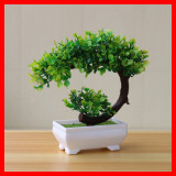Wholesale Decorative Plastic Trees Home Decorations  Pot Plant Small Shapes Plastic Bonsai Tree