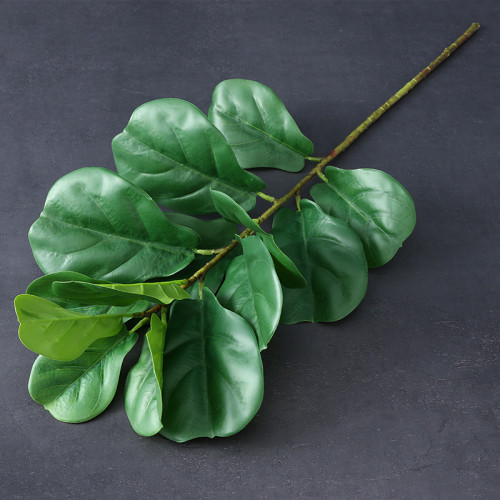 Indoor furniture decoration simulation of green planting false tree potted 64cm simulation of qin leaf figs