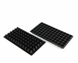 Factory customization 72 hole seedling tray PVC porous thickened seedling plug tray