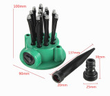 Garden Sprinklers Automatic Watering 360 Degree Garden Sprinkler Multi-head Nozzles Garden Irrigation Tool Sprinkler System