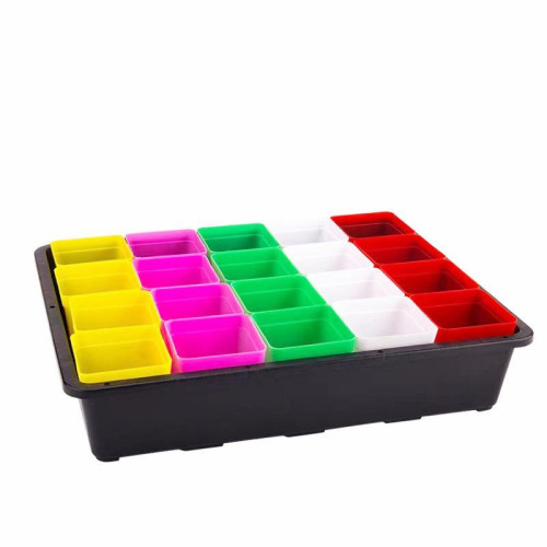 Soil Blocks Wheatgrass With High Hardness Seed Starters Growing Trays Mesh Bottom Micro greens Recycled Plastic Seedling Tray