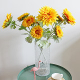 2021Imitation flower sunflower European style bouquet of silk flowers to decorate wedding artificial flowers