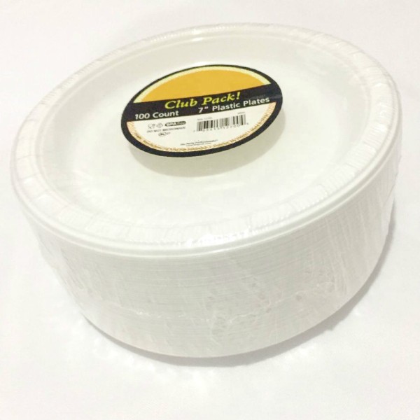 7 inch garden plant  white  round plastic ps  saucer