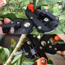 2In1 Grafting Tools Pruner Kit, V-Graft Omega-Graft and U-Graft, Fruit Tree Grafting Grafting Tapes With Knife Replacement B