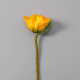 2021Emulation flower home decoration flower wedding props wholesale single cloth poppy