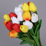 2021Manufacturers wholesale hand moisturizing Mini tulip imitation flowers foreign trade export wedding home  Artificial Flowers