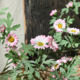 Simulation daisy flower rattan sunflower rattan air conditioning pipe winding background wall window decoration wedding flower