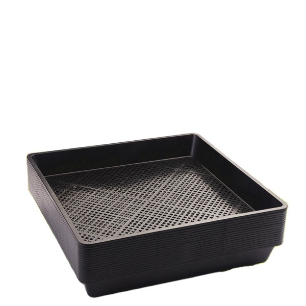 Wholesale Plastic Agriculture Seedling Trays Home Seedling Trays Plastic Nursery Garden Plant Saucer Seedling Trays