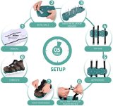 One Size Lawn Aerator Shoes 3 Adjustable Straps With Heavy Duty Metal Buckles Effectively Aerating Lawn Soil