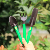 High Quality 3 Pieces Children Mini Garden Tool Home Gardening Tools Plastic Set Indoor Outdoor Plastic Gardening Tool