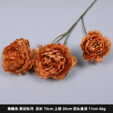 2021Artificial silk flower household wedding wedding hall soft outfit simulation peony flowers