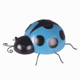 Colorful Multi-sizes Metal Ladybug Garden Decor Wall Metal Art Decoration Hanging Animals Ladybird Metal Art Wall Decor Hanging