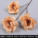 Simulated gardenia hibiscus  home furnishings wedding supplies decorative silk flowers artificial flowers rose flowers