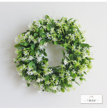 Horticultural simulation plant Wreath Christmas door decoration Wedding Decoration pendant Eucalyptus circle