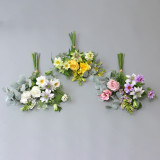 2021Artificial bouquet wedding photography bride holding flowers home living room dining table European simulation bouquet
