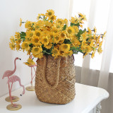 2021Silk flower home decoration bottle flower wedding ornaments artificial flowers 20 long stem daisies