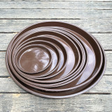 Round Shape Multi-Size Outdoor Plastic Saucer Colorful Indoor Pot Saucer Flower Pot Plastic Garden Home Plastic Plant Pot Saucer