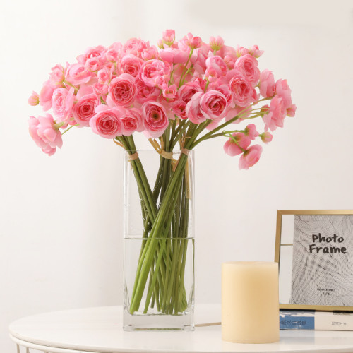 Simulation holding bouquet of flowers home  decoration bottle flower wedding 6 bundled simulation small tea bud