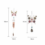 Hot Selling Hanging Wind Chime Metal Rings Wind Chimes Metal Outdoor Indoor Outdoor Garden Windchime