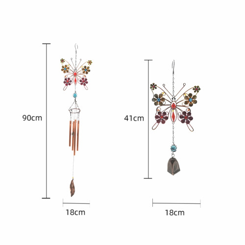 Hot Selling Hanging Wind Chime Metal Rings Wind Chimes Metal Outdoor Indoor Outdoor Garden Windchime