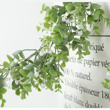 Vine green plant ceiling wall hanging green leaf plastic flowers wedding simulation Eucalyptus rattan