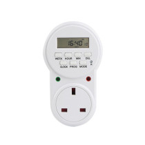 UK Plug Power Socket Timer Switch Energy Saving Adjustable Smart Power Socket Plug