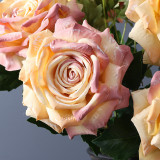 Silk flower oil painting color system simulation flower ceremony wedding home flower arrangement European simulation super large